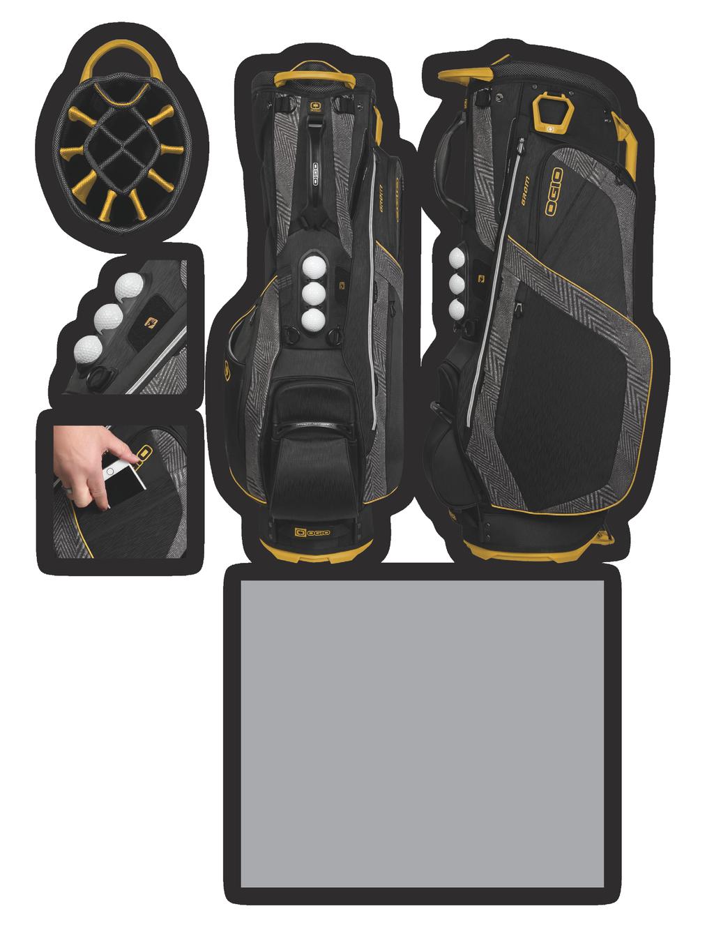 QUALITY AND INNOVATION 3 1 4 2 2 INNOVATIONS: STAND BAGS 4 1 DIAMOND ULTRALITE PERFORMANCE TOP The Diamond Ultralite top encompasses the ultimate design for performance.