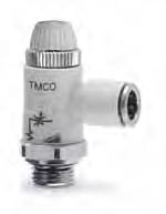 Knurled screw with internal hex slot. TMCO 972-1/8- G1/8 11.5 5 1 21.5 16.5 16 1.5 8 TMCO 97-1/8-6 G1/8 6 11.5 5 1 21.5 16.5 16 1.5 8 TMCO 97-1/-6 G1/ 6 11.5 6 2 21.5 16.5 17 1.