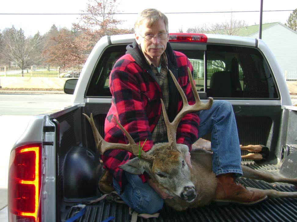 It is the largest buck taken in Ulster County since 1920. The second largest was taken in 2009.