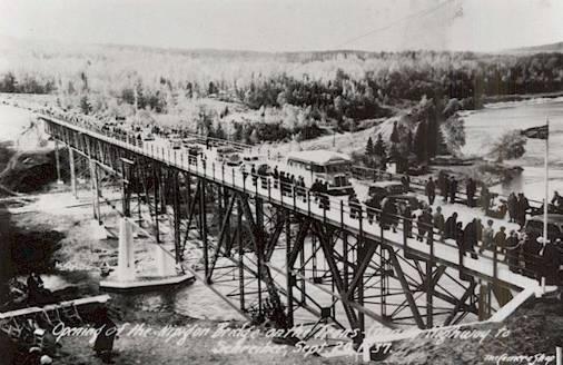 History of Highway 11/17 Road between Nipigon and Port Arthur/Fort William was completed in 1920.