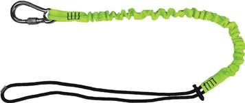 TOOL SPIDER TM LANYARDS Designed to satisfy the need for elastic lanyards Reduce the frequency of dropped tools and worker injuries Elastic