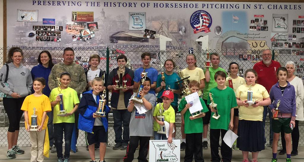 Future Champions Youth Tournament by Jeanette Claas Quail Ridge Horseshoe Club held its first tournament for Juniors and Cadets only.
