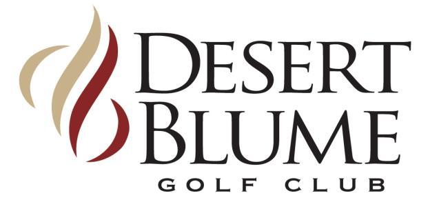 WELCOME TO DESERT BLUME GOLF CLUB! Desert Blume Golf Club is a desert themed layout with unsurpassed attention to detail and golfing enjoyment.