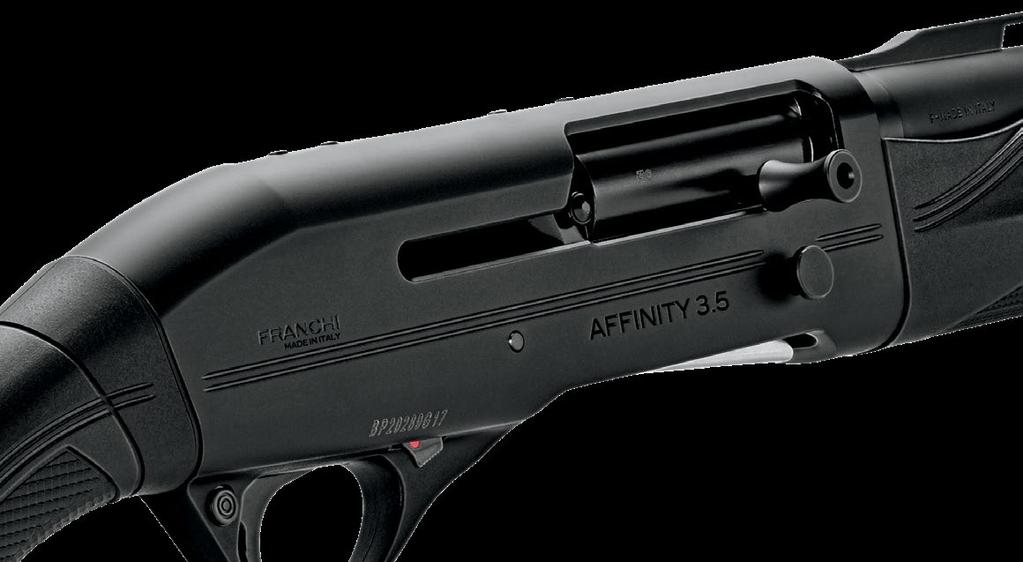 Power should be an asset, never a liability: the Affinity 3.5 feels and handles like a smaller-gauge shotgun while offering the full capabilities of today s 3½" shells.