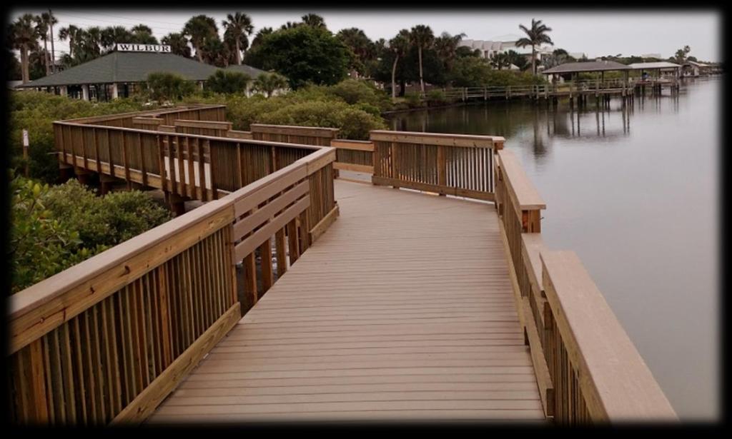 Smyrna Dunes Park Fishing Pier Wilbur Boat House Fishing Pier Project Elements ADA accessible Multiple benches 350 long and 10 wide