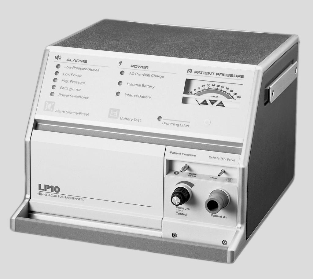 LP6 Plus Volume Ventilator -And- LP10 Volume
