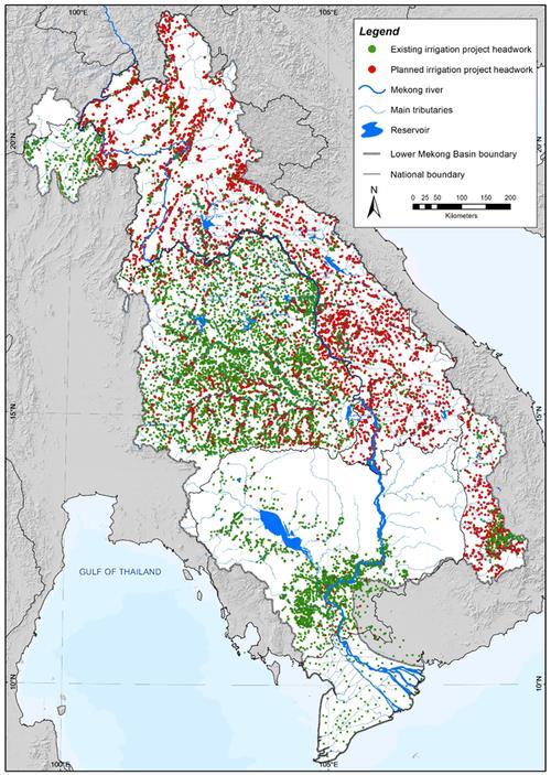 PROBLEM Nam Kam Up to 14,900 existing and planned irrigation projects in the Lower Mekong Basin.
