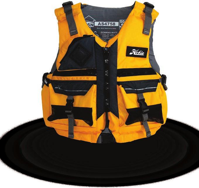 The adjustable side and shoulder straps and high cut back make the Sportsman an ideal buoyancy device that is comfortable to wear on a long day out on the water.