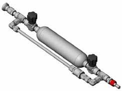 Needle valves have a preferential shutoff direction for restraining pressure and the valve will be oriented such that it is best situated