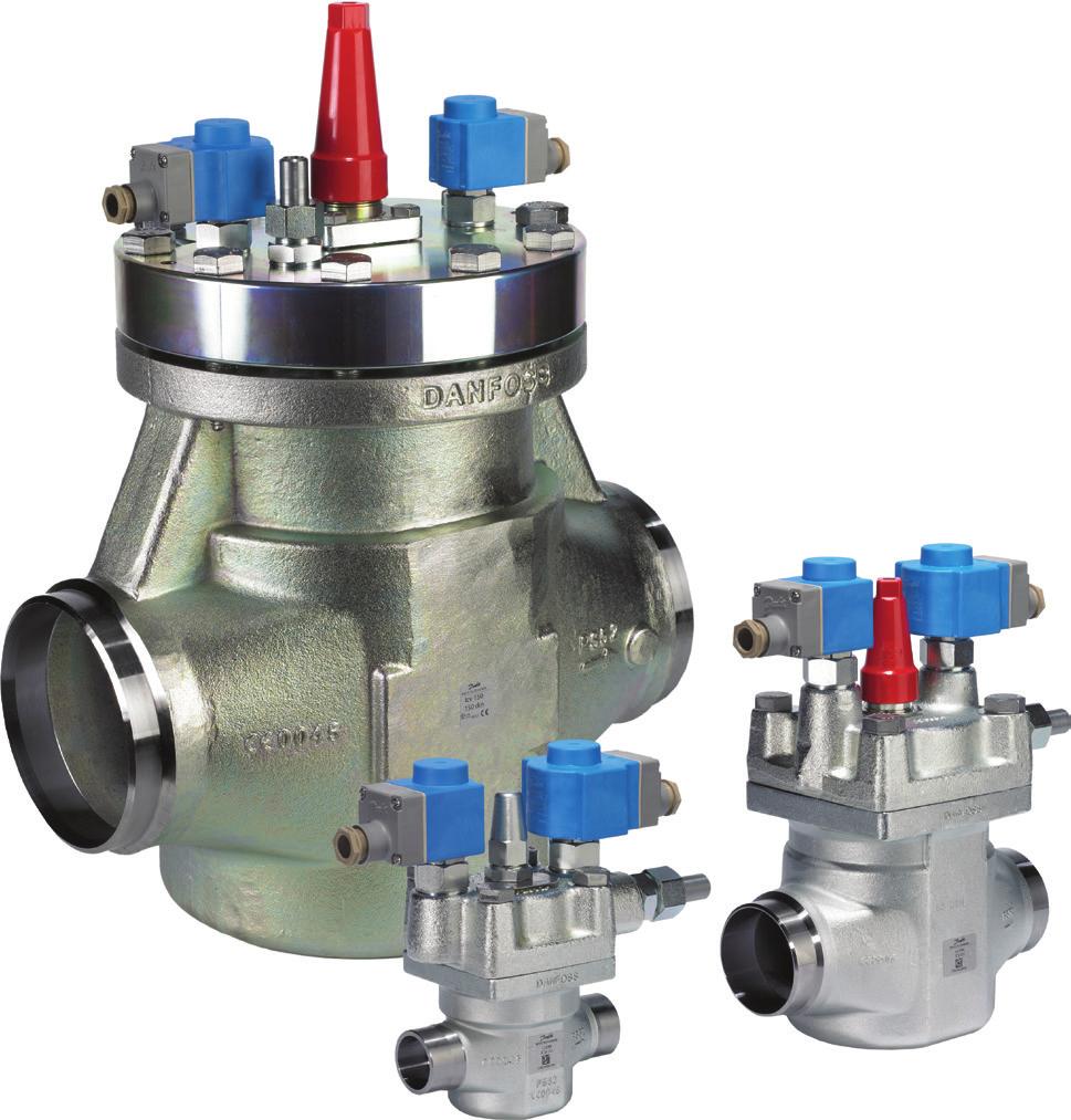 Data sheet 2-step solenoid valve ICLX 32-150 ICLX 2-step solenoid valves belong to the ICV family. ICLX are used in suction lines to open against high differential pressure, e.g. after a hot gas defrost in large industrial refrigeration systems with ammonia, fluorinated refrigerants or CO 2.