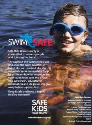 - Water safety promotional products developed by the National Water Safety Program and others were given out to reward visitors for playing it safe or learning how to play it safe by doing such