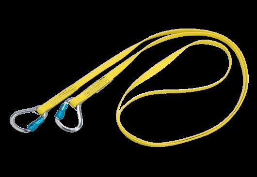 FIXED POSITIONING / RESTRAINT LANYARD Single-leg, 13 ft. (3.96 m.) lanyard for work positioning or fall restraint applications only. Available in assorted lengths.