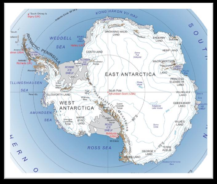 Antarctica Pristine Landscape The pristine landscape of Antarctica spans some 14 million square kilometres. That s twice the size of Australia and makes it the 5 th largest continent.
