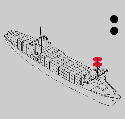 INTERNATIONAL Lights and Shapes RULE 27 Vessels Not Under Command or Restricted in Their Ability to Maneuver (a) A vessel not under command shall exhibit: (i) two all-round red lights in a vertical