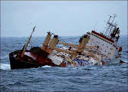 THE CREW Nearly 80% of all accidents on board ships are due to human error. The main causes are : news.bbc.