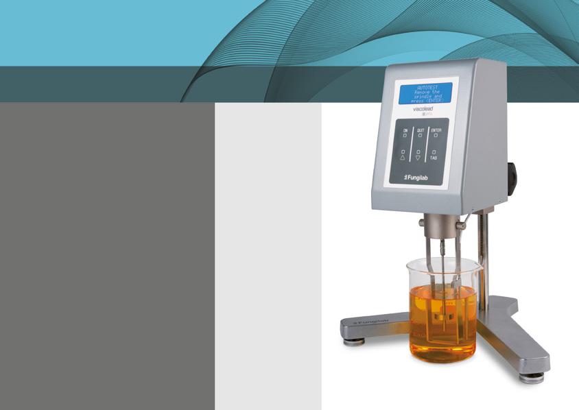 Fungilab Quality + Low Budget = Viscolead Series Rotational Viscometers Viscolead Pro Professional and Accurate viscosity results. Customize your measurement.
