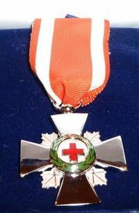 THE ORDER OF RED CROSS (CANADA) The Order is given by the Canadian Red Cross Society in three grades, Companion, Officer and Member for distinguished serve to the work of the Red Cross.