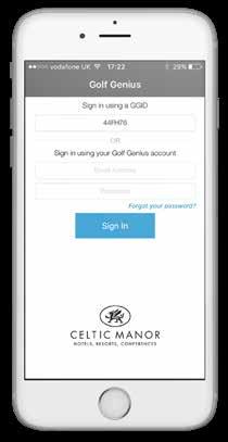Golf Genius is an app-based scoring