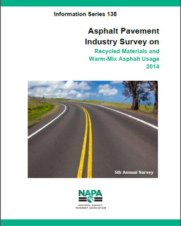 Information Series 138 5th Annual Asphalt Pavement Industry Survey on