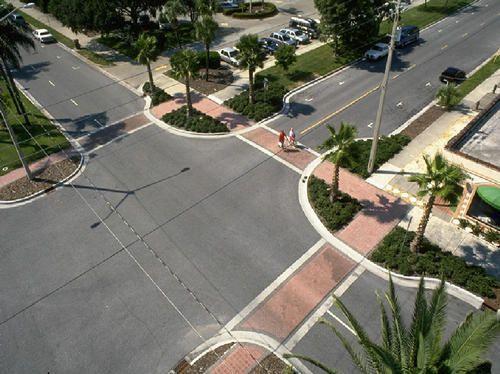 Curb Extension/Bulb Outs Description: Also known as a pedestrian bulbout, this traffic-calming measure is meant to increase the pedestrian space, driver awareness of pedestrians and has also been