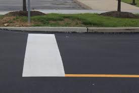 Marked crosswalks guide pedestrians and alert drivers to a crossing location. Crosswalks can be marked with durable high visibility materials.