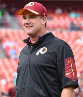 Game Release Jay Gruden entered his second season with the Washington Redskins in 2015 after being named the 29th head coach in franchise history on January 9, 2014.