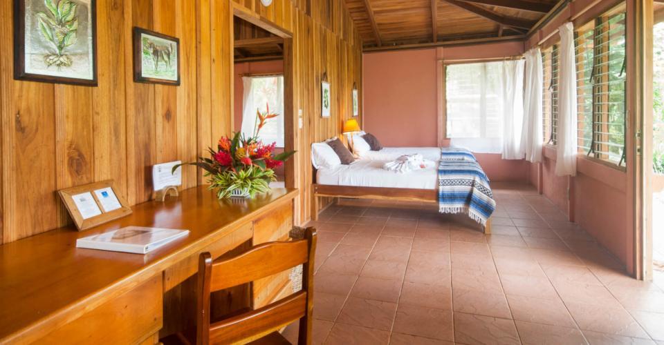 FAMILY BUNGALOWS ( 3 TOTAL ) Our Family Bungalows are located near our swimming pool and solar heated Jacuzzi, and overlook lovely fields.