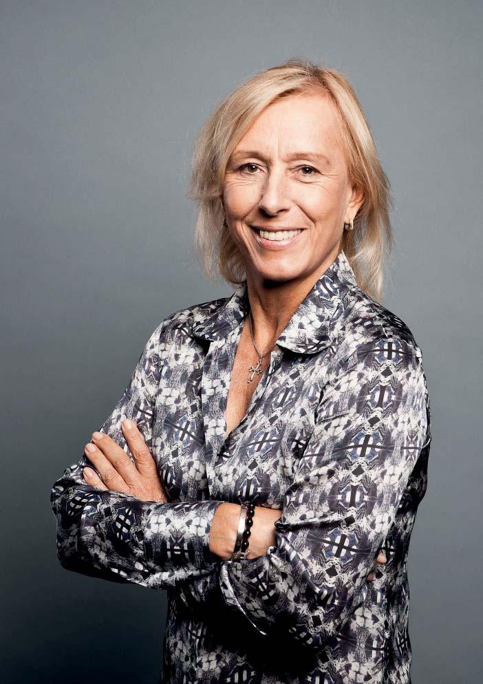 Martina Navratilova One of the greatest female athletes of all time, Martina Navratilova took women s tennis to an entirely new level with her speed, aggression,