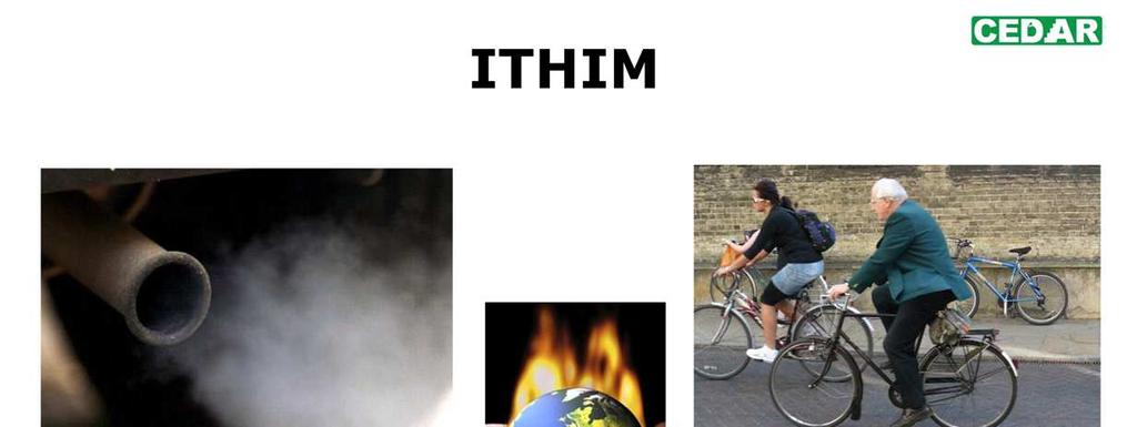 ITHIM specifically includes air pollution, physical activity, road traffic injuries- links