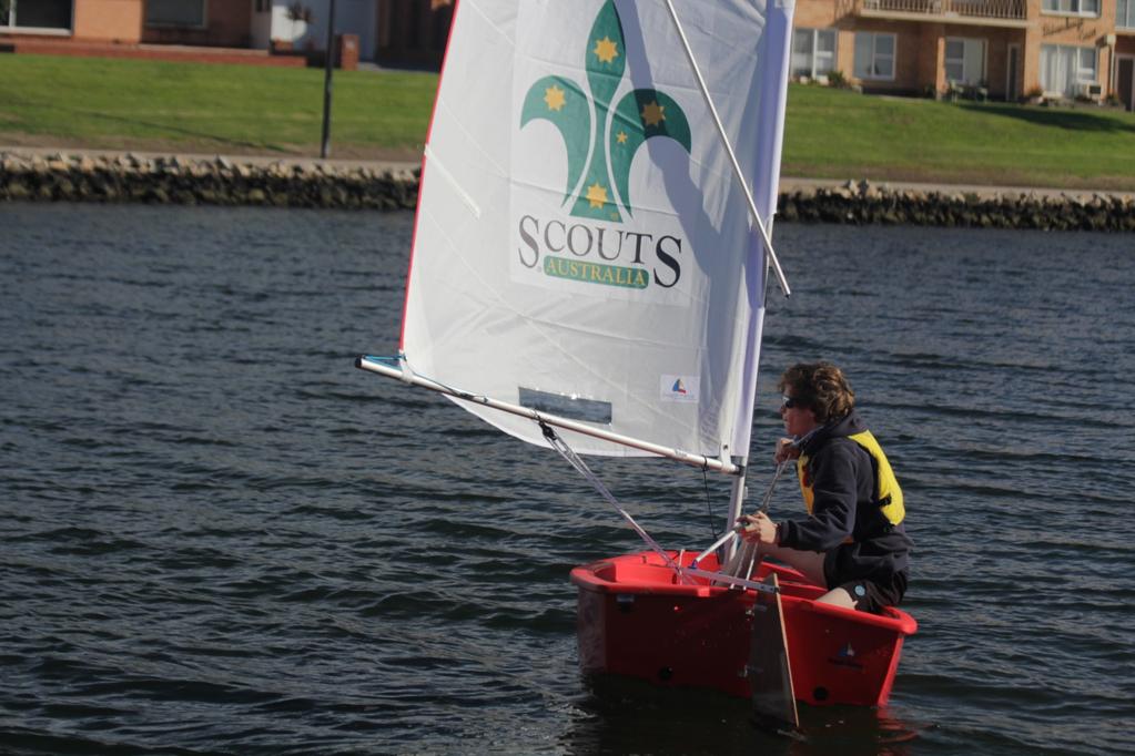 Scout sailing and leadership at Glenelg Adventurous Activity Centre Dear Scout Leader, There are six new Optimist dinghies available at Glenelg Adventurous Activity Centre for the use of Scouts and