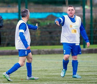The Scottish FA offer a Mental Health and Wellbeing National League for specific Mental Health charities and community groups who use football as a tool to support people