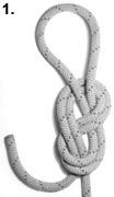 sides Back it up with extra half hitches 3. Figure Eight. Used as a stopper knot to prevent the end going through a pulley or eye (eg.