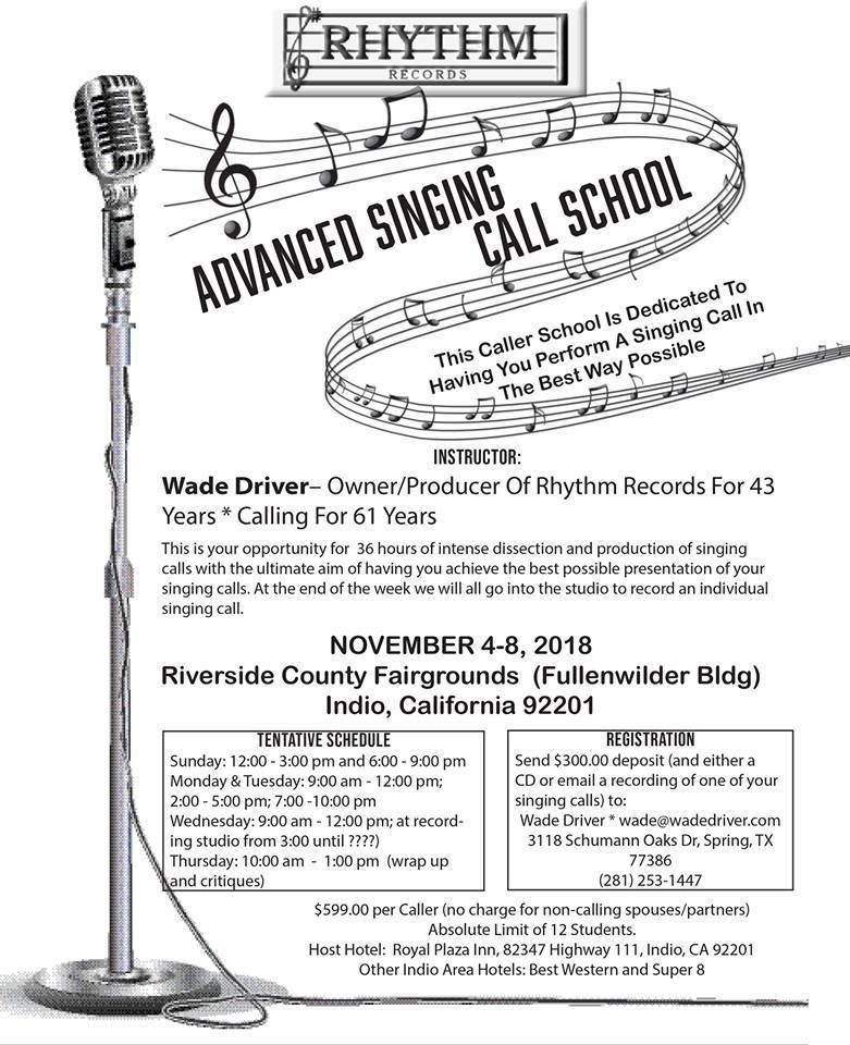 Advanced Singing Call School with