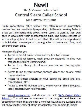 Central Sierra ON-LINE CALLER