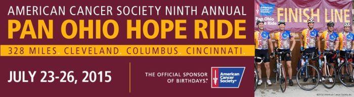 2015 Pan Ohio Hope Ride Schedule Revised 06.30.15 *Information subject to change IMPORTANT: READ THOROUGHLY PRIOR TO RIDE!