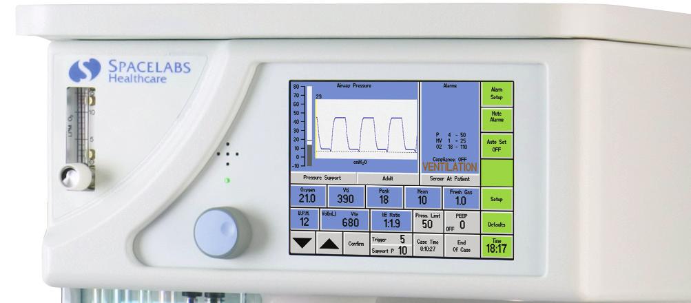 Choice KEY FEATURES Three ventilator models Choice of platform Choice of user interaction, touch or trak wheel Upgrade path available Choice is having options.