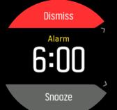 I-activate ang alarma mula sa mga setting sa ilalim ng Alarm (Alarm)» Alarm clock(alarm clock).