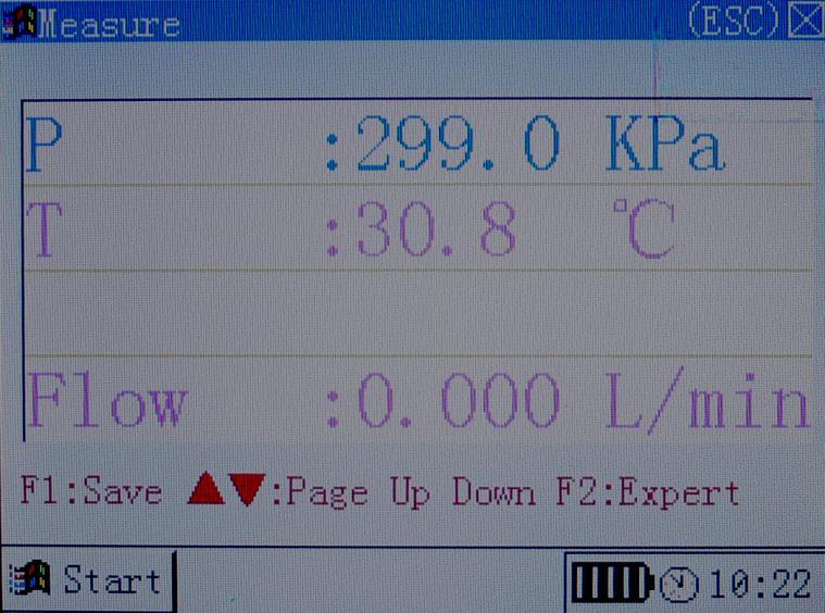 85L Press F1 to save the parameters of the present measured record Under this