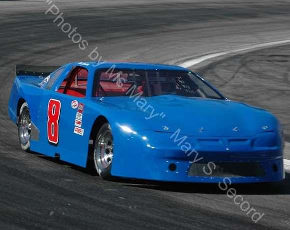 The Matt Goodwin Motorsports #8 ASA Racing Late Model Chevy Monte Carlo will be competing at Orange Show Speedway.