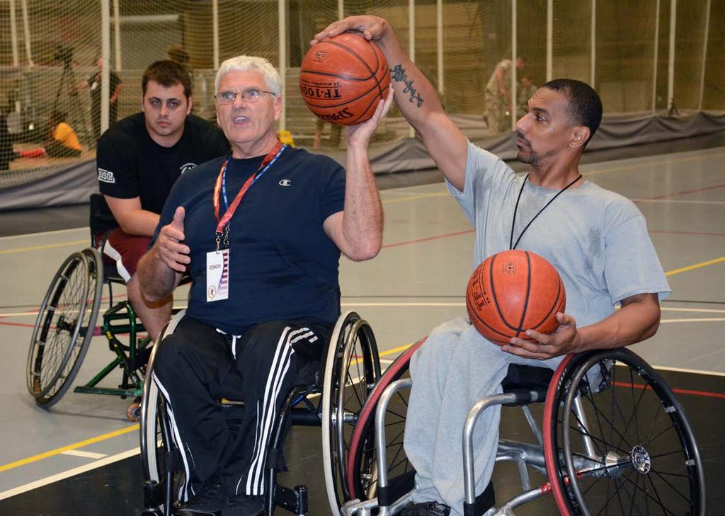 The coaches are eager to get the ball rolling to show off their pupils' skills and introduce others to the sport of wheelchair basketball. "It's as physical as any sport out there," said Rodney.