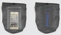 New feature is a waterproof outer phone bag. It is accessed from the inside of the bag.