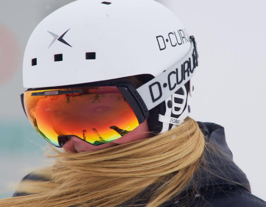 SNOW HELMETS Seeing more and doing more requires performance gear that works safely. At D CURVE, improving sport vision is our passion, but so is safety.