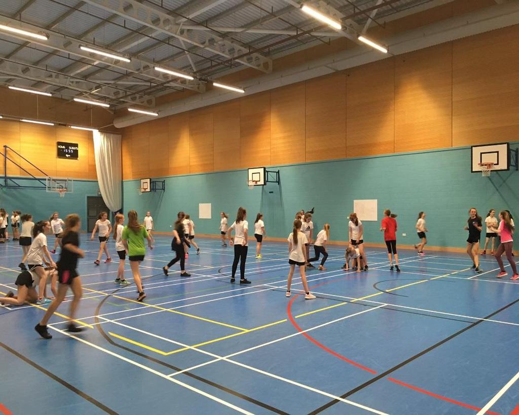Perth High School Sports Newsletter August December 2017 Almost 50 S1-S3 girls have been taking part in the netball club after school on Wednesdays.