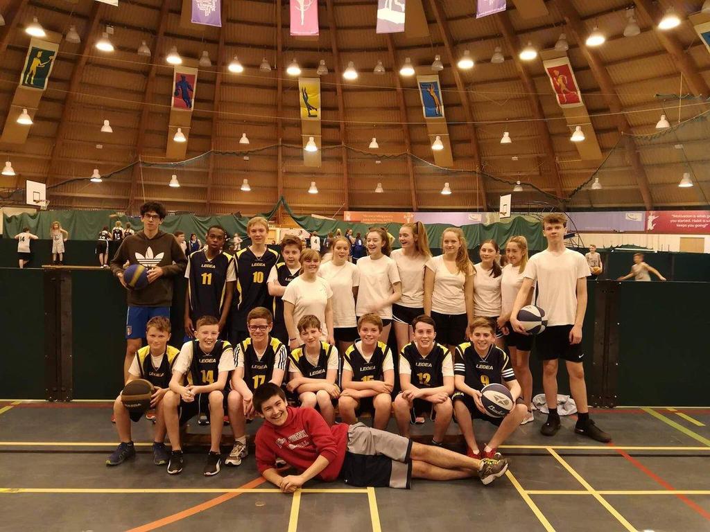 Basketball Junior teams took part in the Douglas