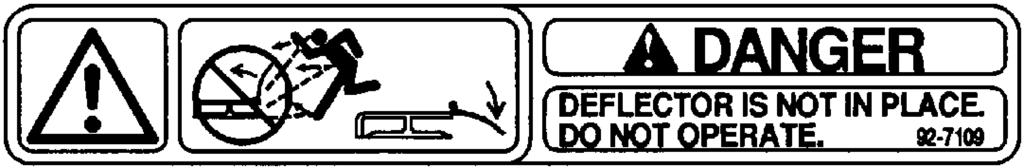ON DISCHARGE CHUTE (Part No.