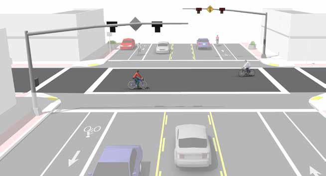 Pedestrian Hybrid Beacon A hybrid beacon, previously known as a High-intensity Activated CrosswalK (HAWK), consists of a signalhead with two red lenses over a single yellow lens on the major street,