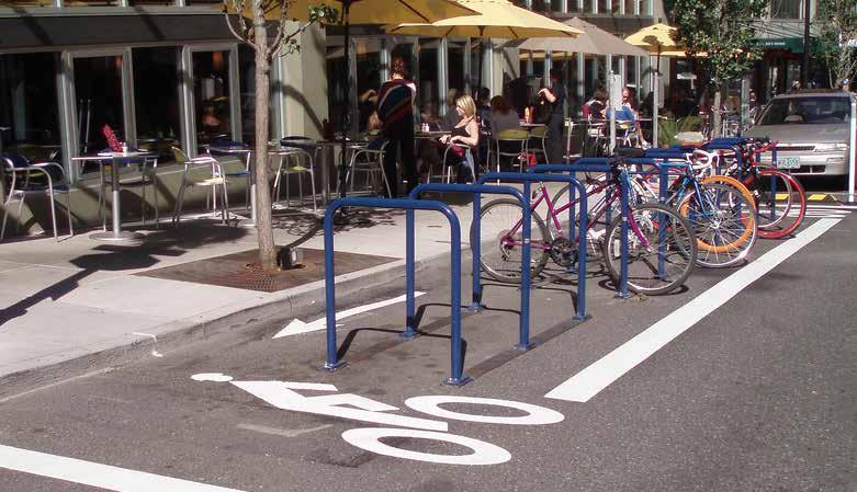 Bike Parking Bicyclists expect a safe, convenient place to secure their bicycle when they reach their destination.