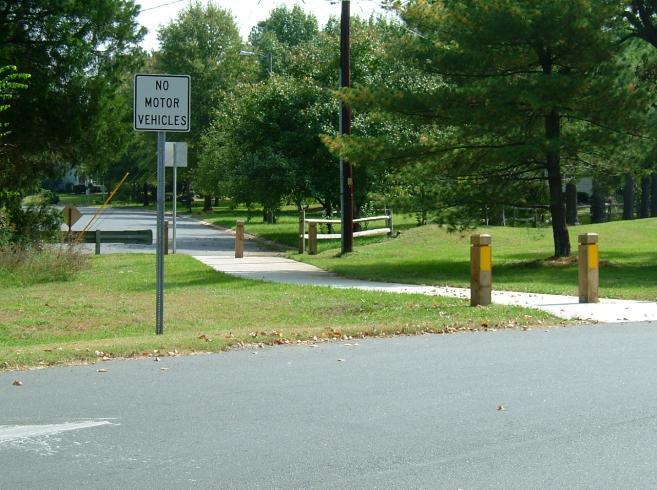 Figure 4: Off-street pedestrian connector facilities provide direct access to destinations and sidewalk systems that could only be reached by street-based routes.