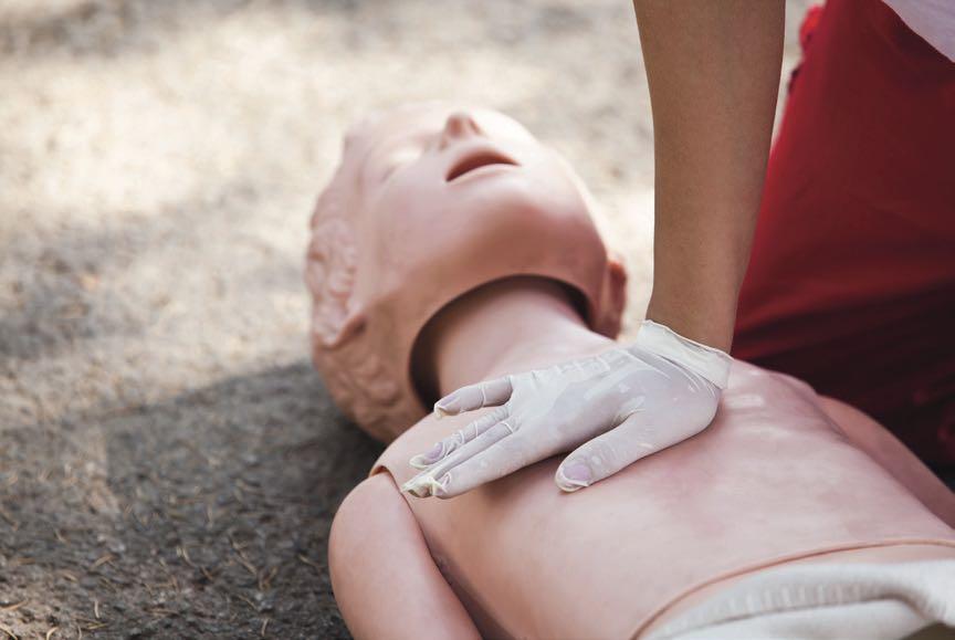 Step 4. Chest Compressions If the heart stops, it is possible to restore some blood flow through the body by performing external chest compressions.