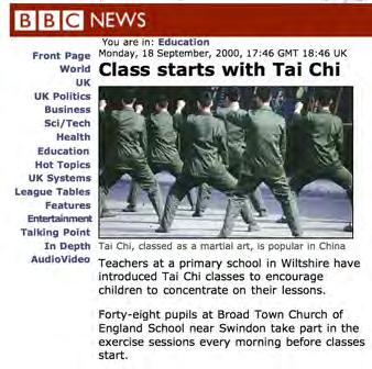 & Thornaby bloggers Thornaby kids get a Tai Chi chill out